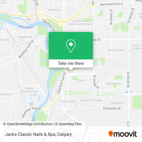 Jacks Classic Nails & Spa map