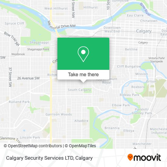 Calgary Security Services LTD map