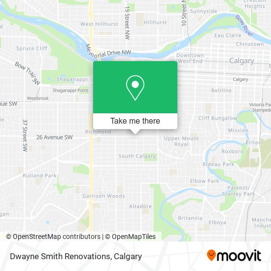 Dwayne Smith Renovations map