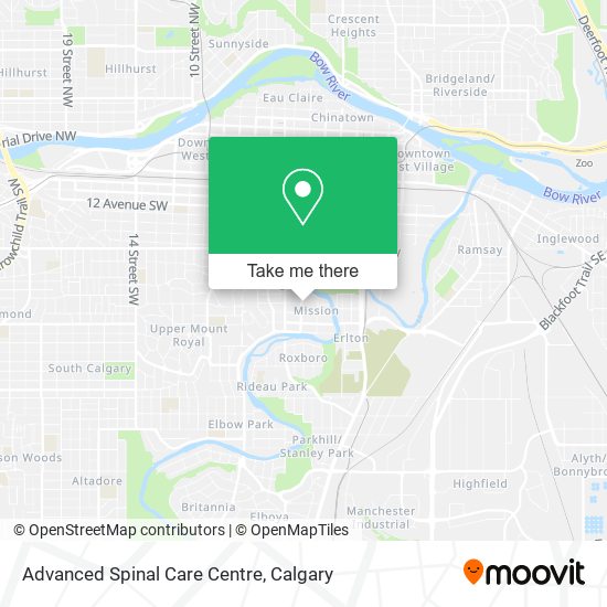 Advanced Spinal Care Centre map