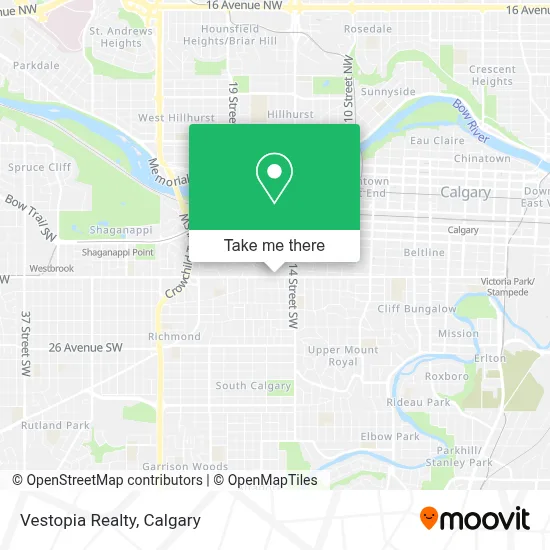 Vestopia Realty map