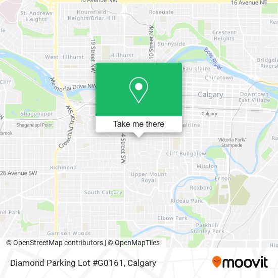 Diamond Parking Lot #G0161 map