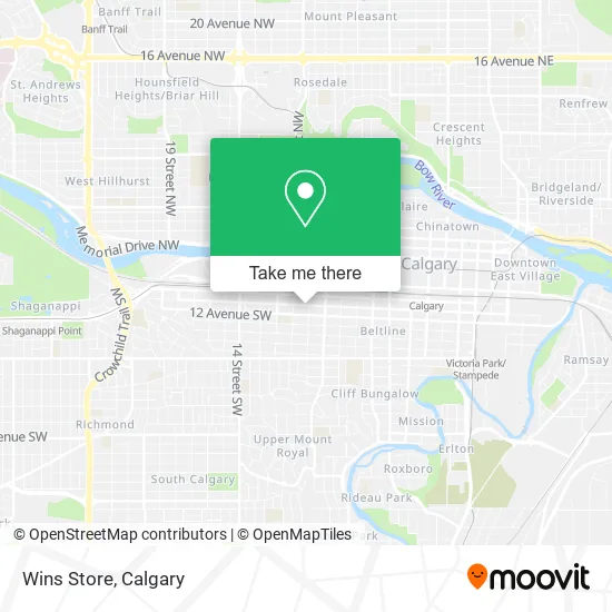 Wins Store map