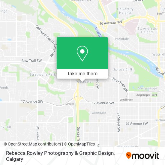 Rebecca Rowley Photography & Graphic Design map