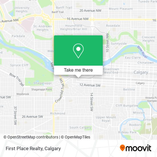 First Place Realty map