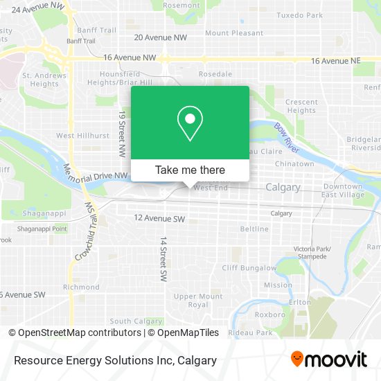 Resource Energy Solutions Inc map