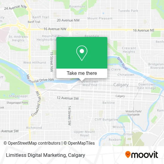 Limitless Digital Marketing map