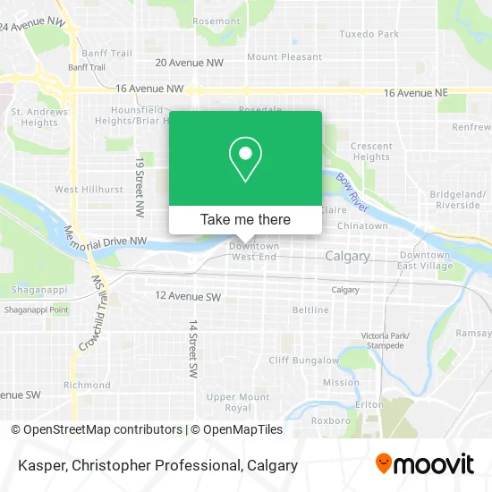 Kasper, Christopher Professional map