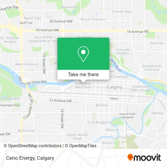 Ceno Energy map