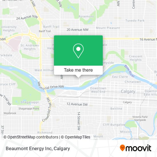 Beaumont Energy Inc map