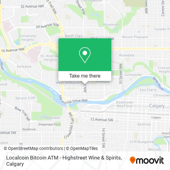 Localcoin Bitcoin ATM - Highstreet Wine & Spirits plan