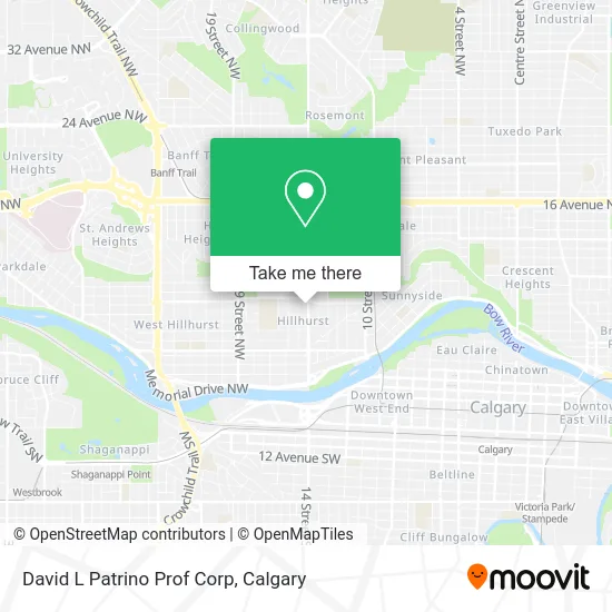 David L Patrino Prof Corp map