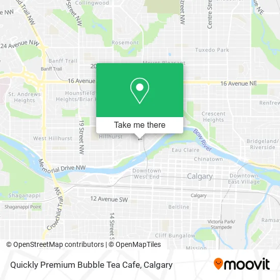 Quickly Premium Bubble Tea Cafe map
