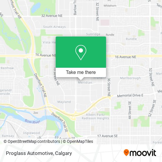 Proglass Automotive map