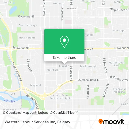 Western Labour Services Inc map