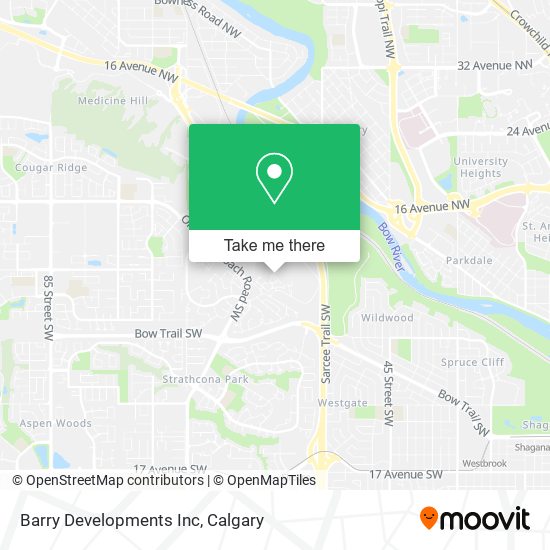 Barry Developments Inc map