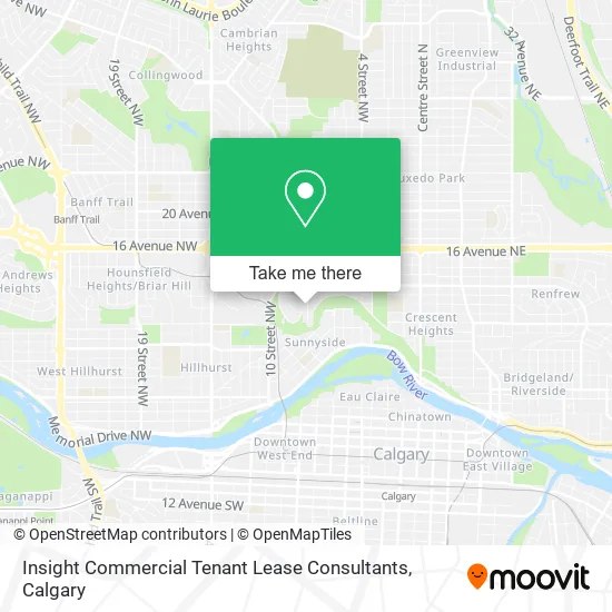 Insight Commercial Tenant Lease Consultants map