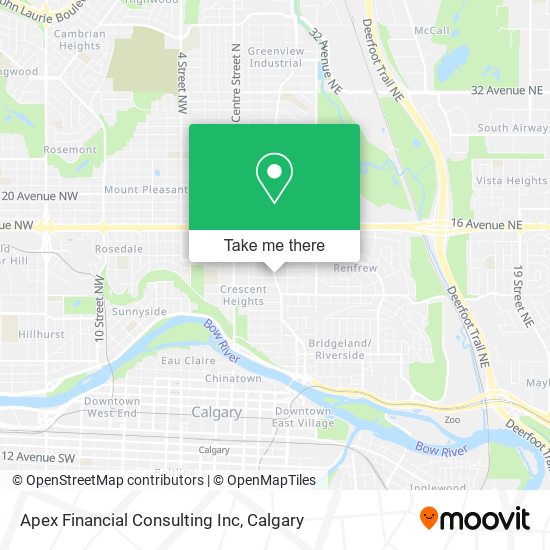 Apex Financial Consulting Inc map
