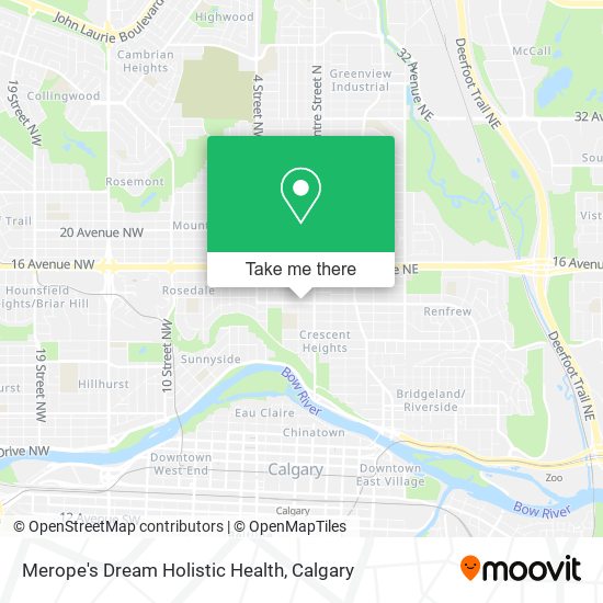 Merope's Dream Holistic Health map
