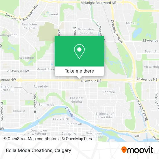 Bella Moda Creations map