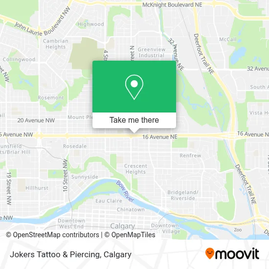 Jokers Tattoo & Piercing map