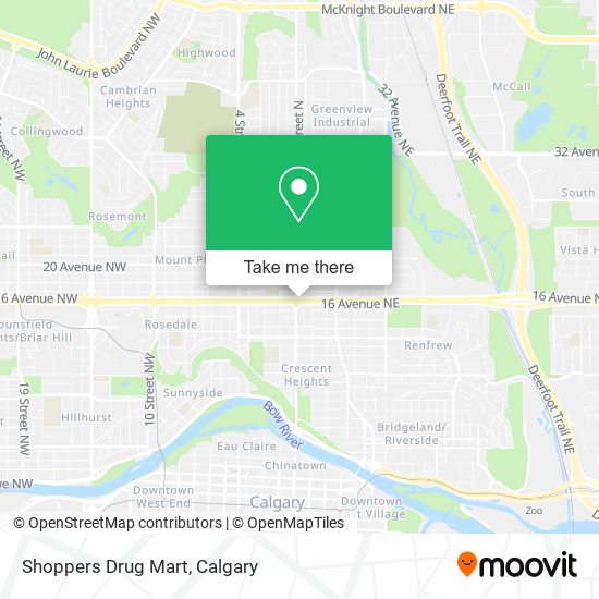 Shoppers Drug Mart map