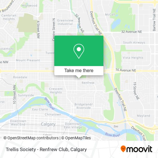 Trellis Society - Renfrew Club map