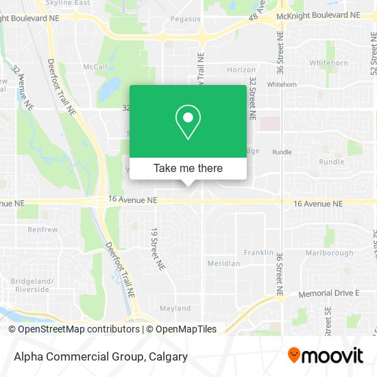 Alpha Commercial Group map