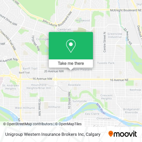 Unigroup Western Insurance Brokers Inc map