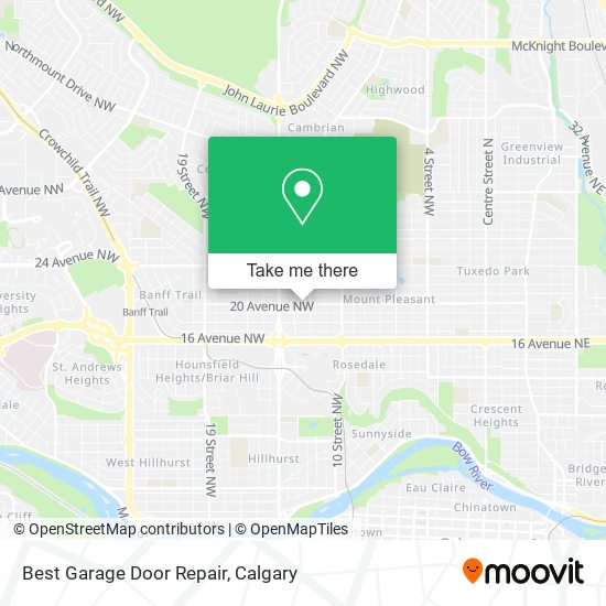 Best Garage Door Repair map