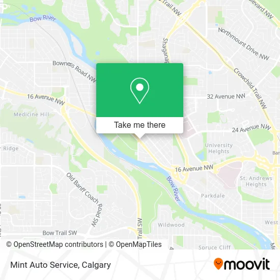 Mint Auto Service map
