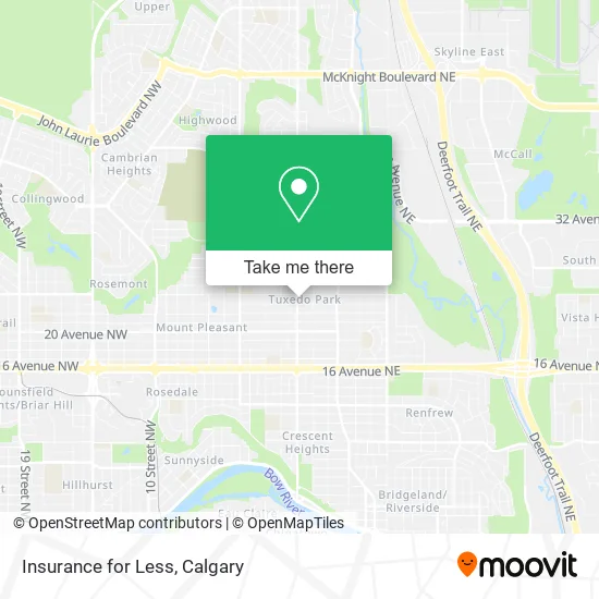 Insurance for Less map