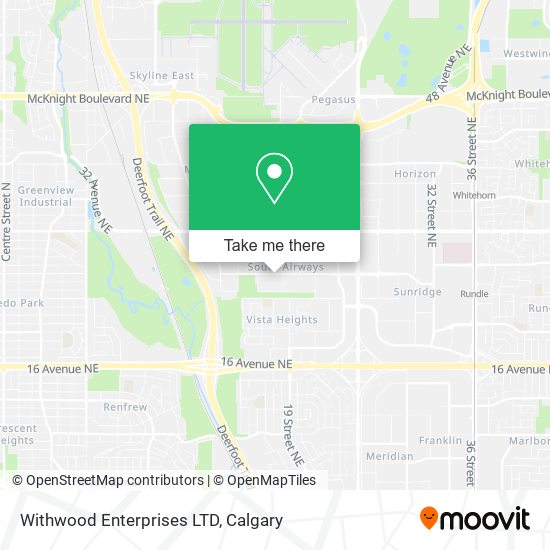 Withwood Enterprises LTD map