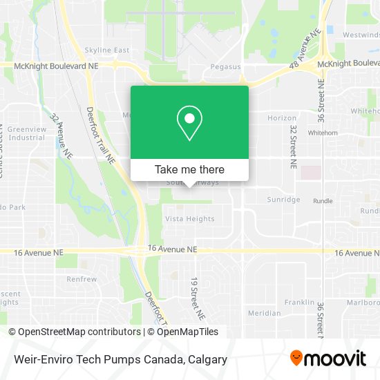 Weir-Enviro Tech Pumps Canada map