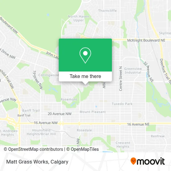 Matt Grass Works map