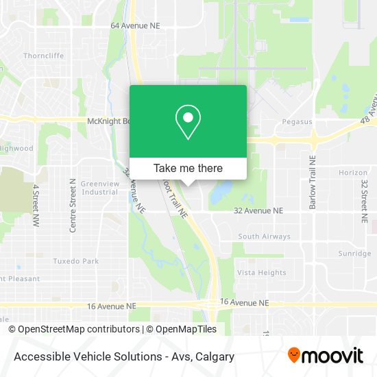 Accessible Vehicle Solutions - Avs map