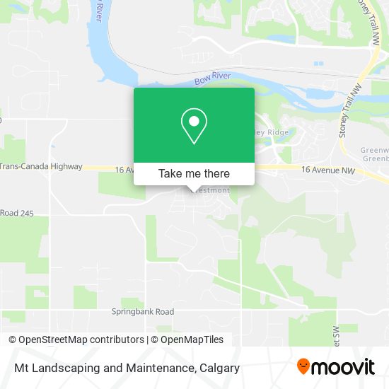 Mt Landscaping and Maintenance map