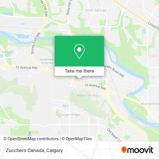 Zucchero Canada map