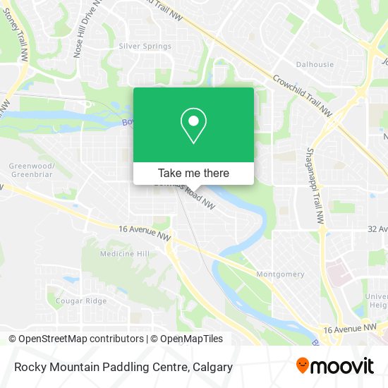 Rocky Mountain Paddling Centre plan