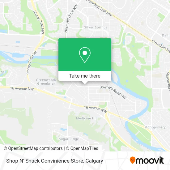 Shop N' Snack Convinience Store map