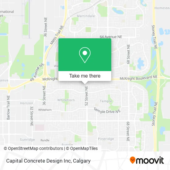 Capital Concrete Design Inc map