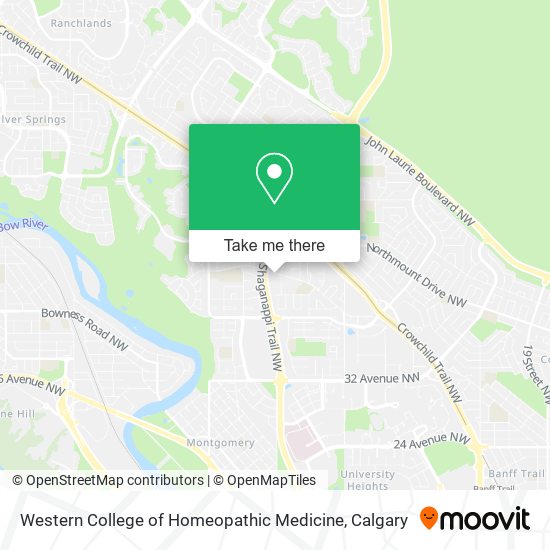 Western College of Homeopathic Medicine map
