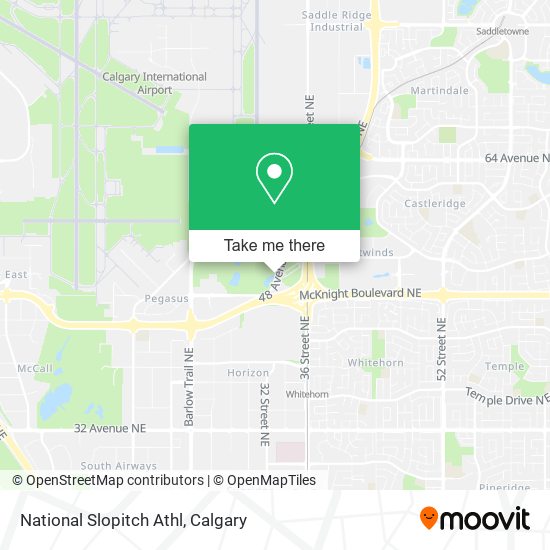 National Slopitch Athl map