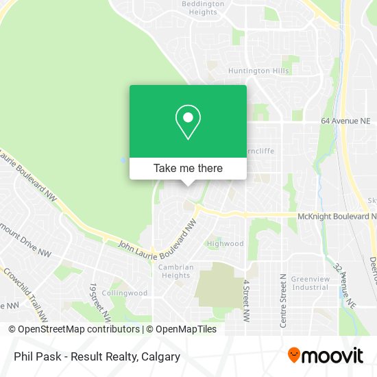 Phil Pask - Result Realty map