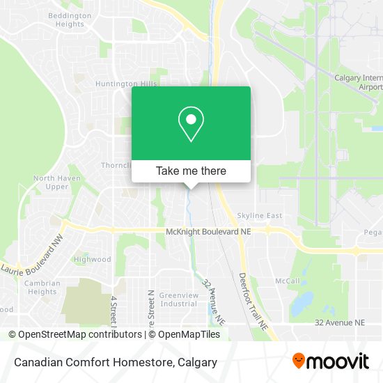 Canadian Comfort Homestore map