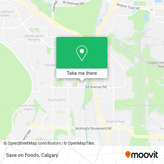 Save on Foods map