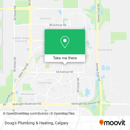 Doug's Plumbing & Heating map