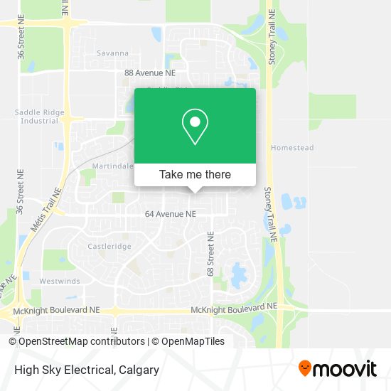 High Sky Electrical map