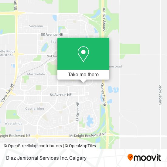 Diaz Janitorial Services Inc map