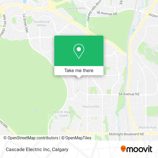 Cascade Electric Inc map